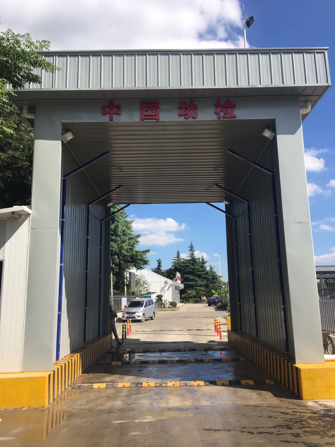 车辆消毒通道
